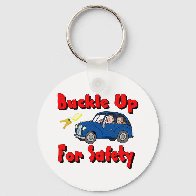 Buckle Up Keychain (Front)