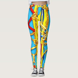 BUCKLES, STRAPS, AND CHAINS LEGGINGS