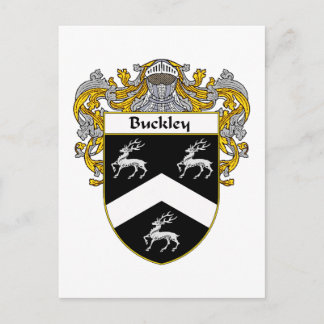 Buckley Coat of Arms (Mantled) Postcard