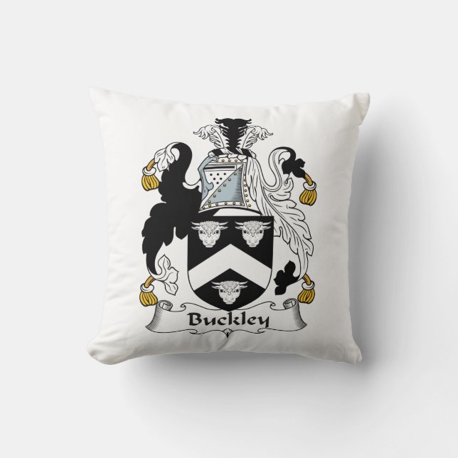 Buckley Family Crest Cushion (Front)