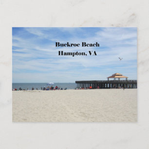 Buckroe Beach, Hampton, Virginia Postcard