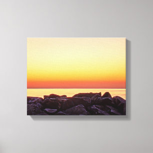 Buckroe Beach Sunrise Canvas Print