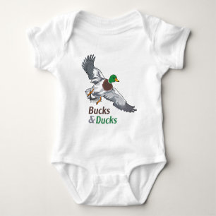 Bucks and Ducks Baby Bodysuit