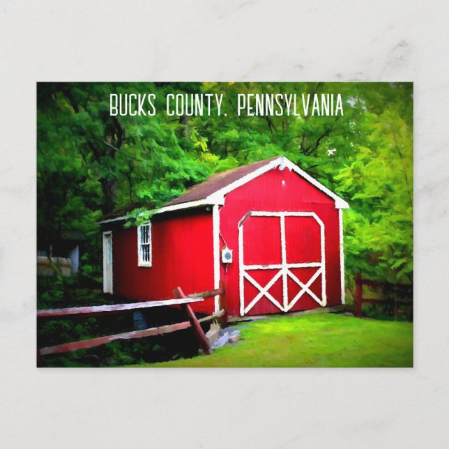 Bucks County Pennsylvania  Postcard (Front)
