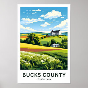 Bucks County Pennsylvania Travel Print
