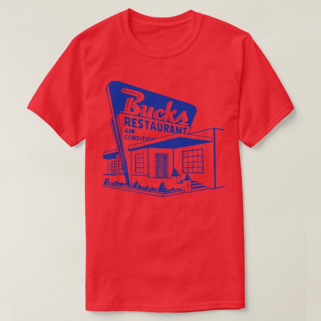 Bucks Restaurant T-Shirt (Design Front)