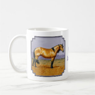 Bucksin Wild Horse Mustang Stallion Coffee Mug