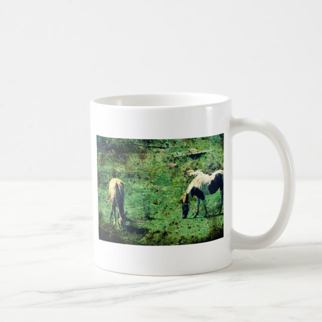 Buckskin and Pinto Coffee Mug (Right)