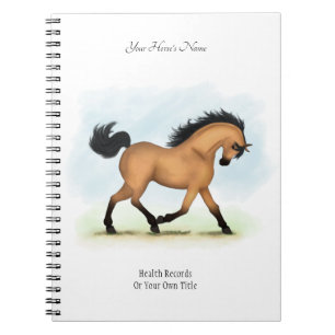 Buckskin Personalised Horse Owner's Journal