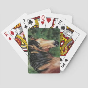 Buckskin Quarter Horse mare Playing Cards