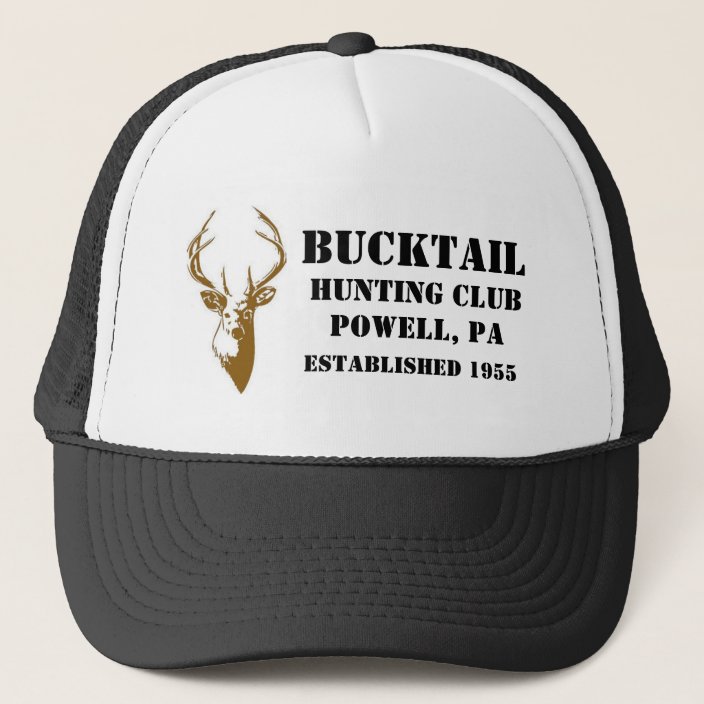 Bucktail Hunting Club Hat \ Printed | Zazzle.co.uk