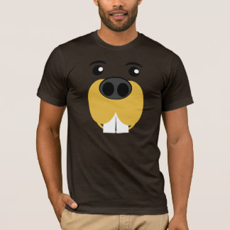Bucky Beaver Face T-Shirt