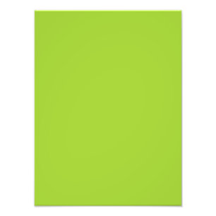 Bud Green Personalised Light Lime Colour Backgroun Photo Print