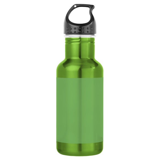 Bud green (solid colour)  532 ml water bottle (Front)