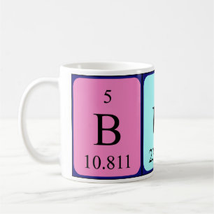 Bud periodic table name mug
