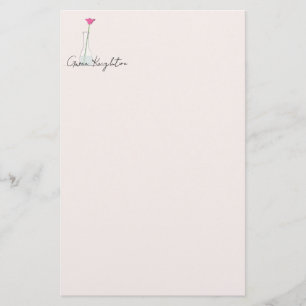 Bud Vase Stationery
