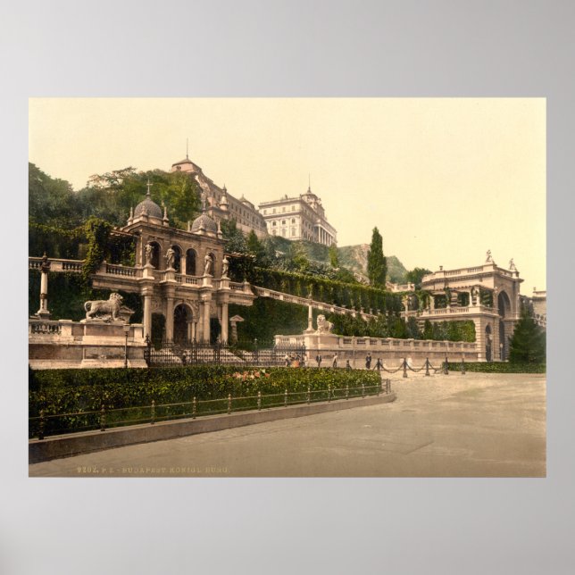 Buda Castle, Budapest, Hungary Poster (Front)