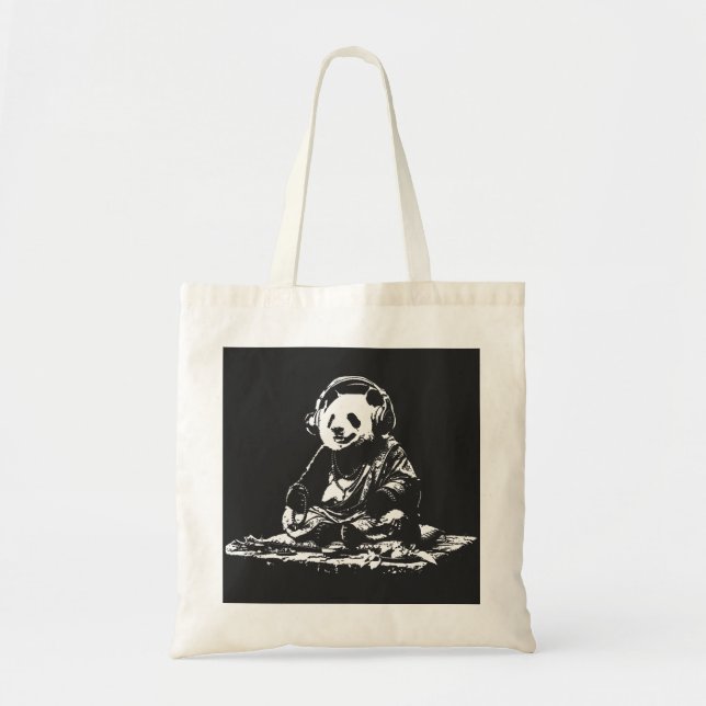Buda Panda Tote Bag (Front)