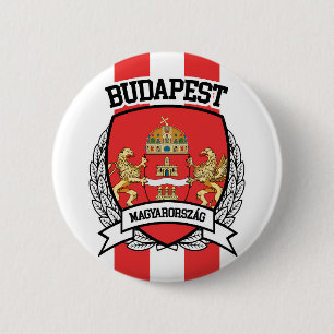 Budapest 6 Cm Round Badge