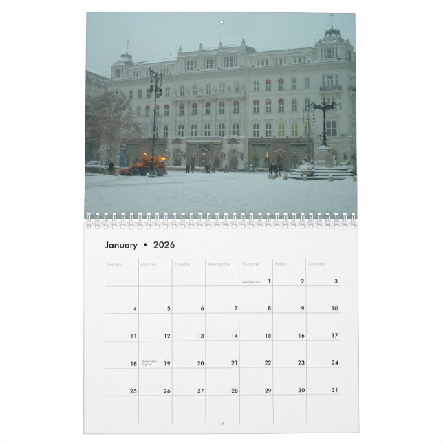 Budapest Architectural Calendar - 2013 (Jan 2026)