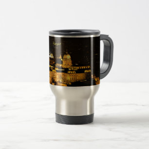Budapest at Night Travel Mug