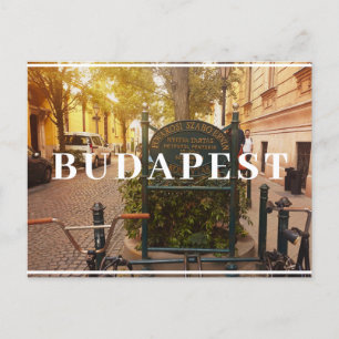 Budapest Bicycle Postcard