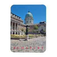 Budapest Buda Castle view fridge magnet