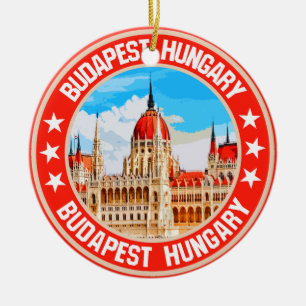 Budapest ceramic tree decoration