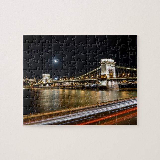 Budapest Chain Bridge Jigsaw Puzzle (Horizontal)
