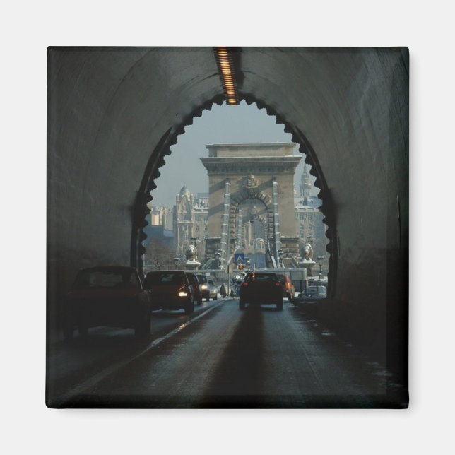 Budapest Chain Bridge Magnet (Front)