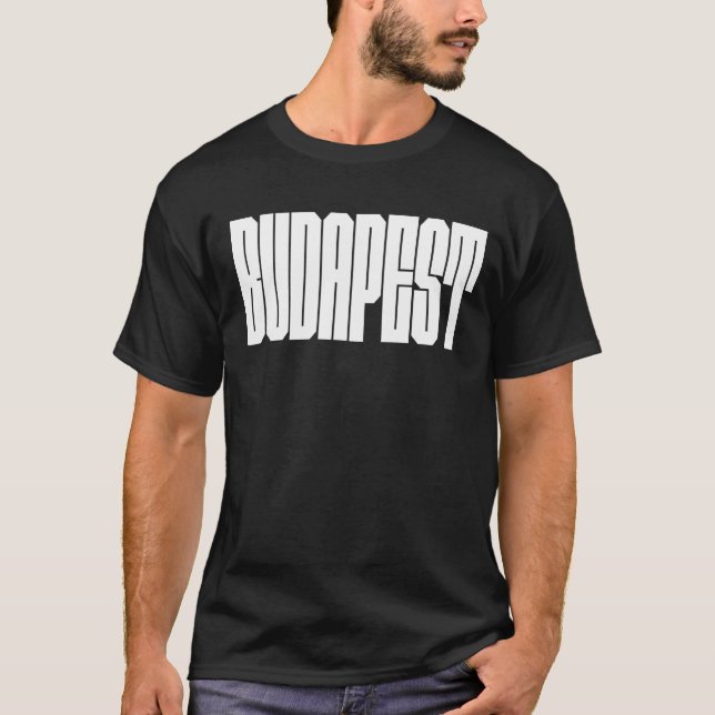 Budapest city logo design T-Shirt (Front)