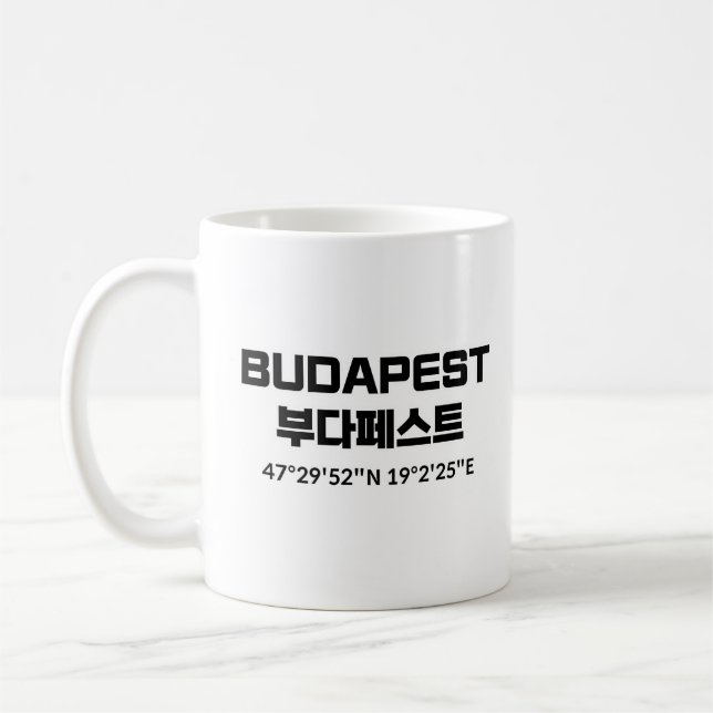 Budapest Coffee Mug (Left)