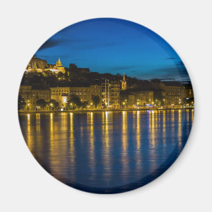 Budapest Danube River Reflection Water At Night PH Magnet