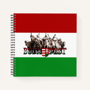 Budapest Heroes Hungary Flag Notebook