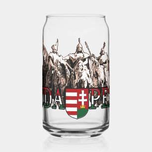 Budapest Heroes Of Hungary Can Glass
