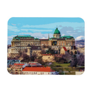 Budapest Historical Castle Architecture Hungary Magnet