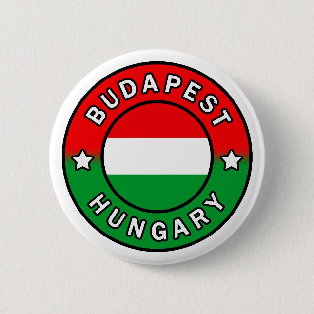 Budapest Hungary 6 Cm Round Badge (Front)