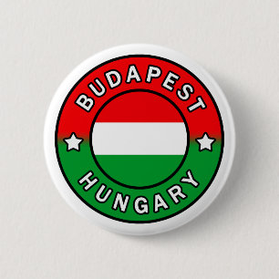 Budapest Hungary 6 Cm Round Badge