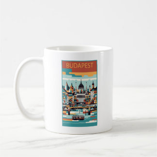 Budapest Hungary Art Deco Coffee Mug