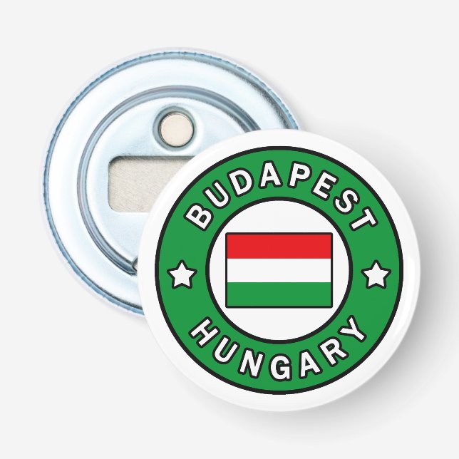 Budapest Hungary Bottle Opener (Front)