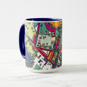 Budapest, Hungary   City Map Mug