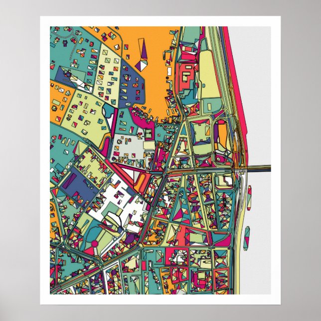 Budapest, Hungary | City Map Poster (Front)