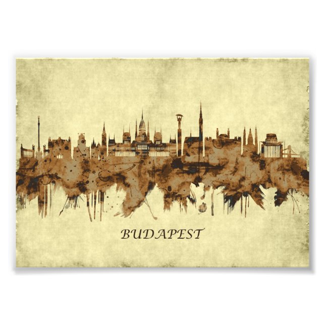Budapest Hungary Cityscape Photo Print (Front)