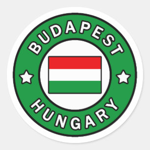 Budapest Hungary Classic Round Sticker