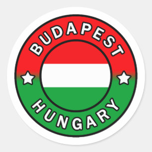 Budapest Hungary Classic Round Sticker