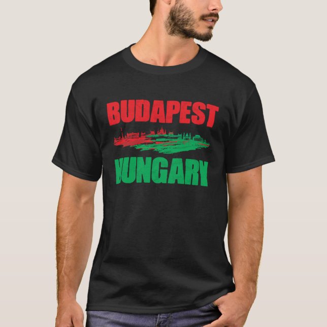 Budapest Hungary Europe Travel T-Shirt (Front)