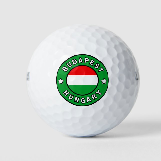 Budapest Hungary Golf Balls (Front)