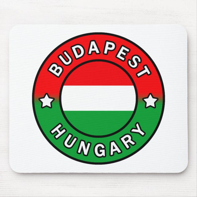 Budapest Hungary Mouse Mat (Front)
