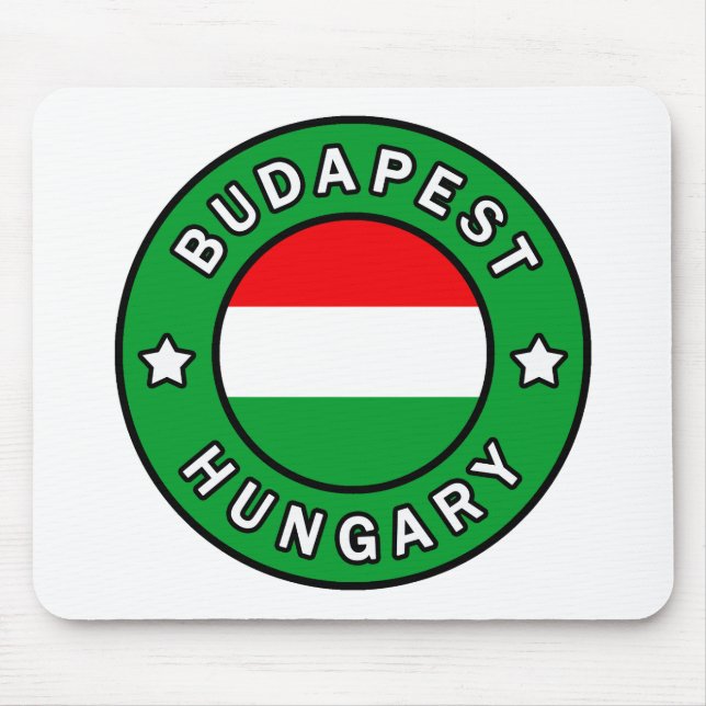 Budapest Hungary Mouse Mat (Front)