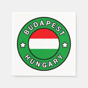 Budapest Hungary Napkin